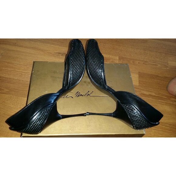 Steve Madden Sequin Pumps Heels Shoe Black Women Size 8 US New In Box - Picture 6 of 10